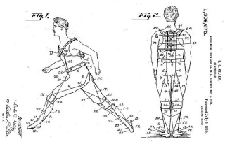 Illustration for article titled US patent no. 440684: the powered exoskeleton!
